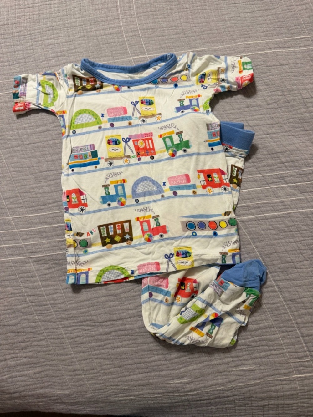 Little Sleepies Education Express Two Piece Pajama Set